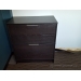 IKEA Effektiv Espresso 2 Drawer Lateral File Cabinet, Locking